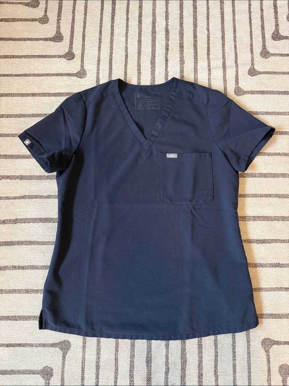 Figs Women's Scrub Top - Quiet Navy
